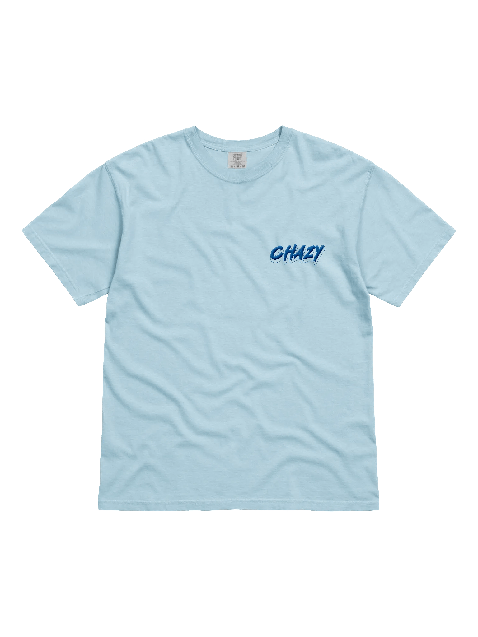 Limited Edition Embroidered Chazy blue T-shirt product image (2)