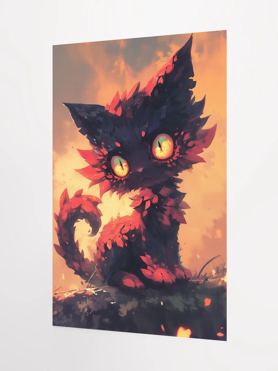 Enigmatic Feline Fantasy Poster product image (3)