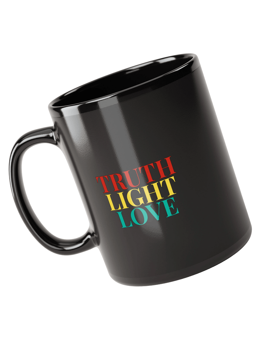 Truth Light Love - Black Mug (Style 5) product image (3)