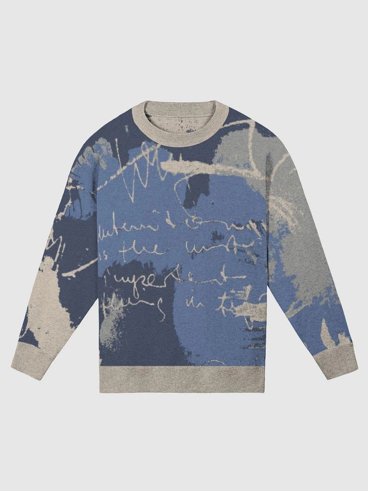 original artwork on knitted jumper product image (2)