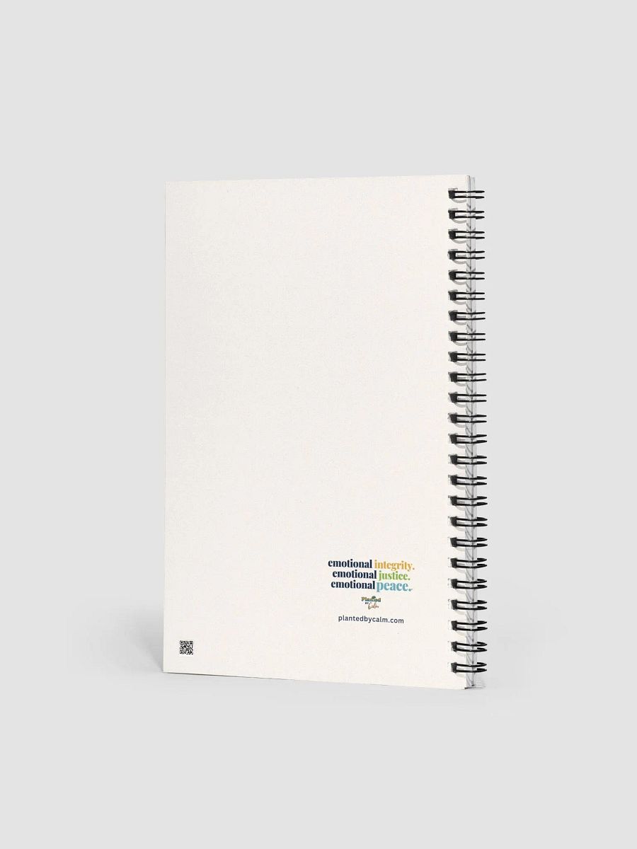 Official Planted By Calm | Calm Keepers Dot Spiral Notebook (Style 3 - Sand) product image (3)