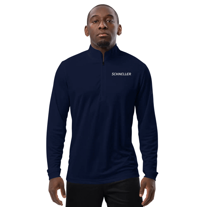 Adidas Lightweight Quarter-Zip Pullover - white logo product image (2)