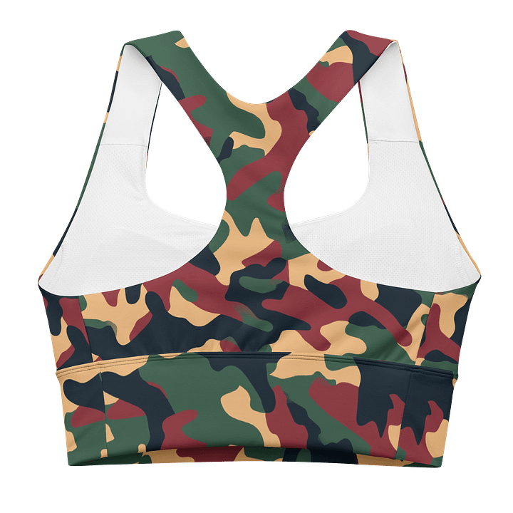 Autumn Camo Print Sports Bra product image (2)