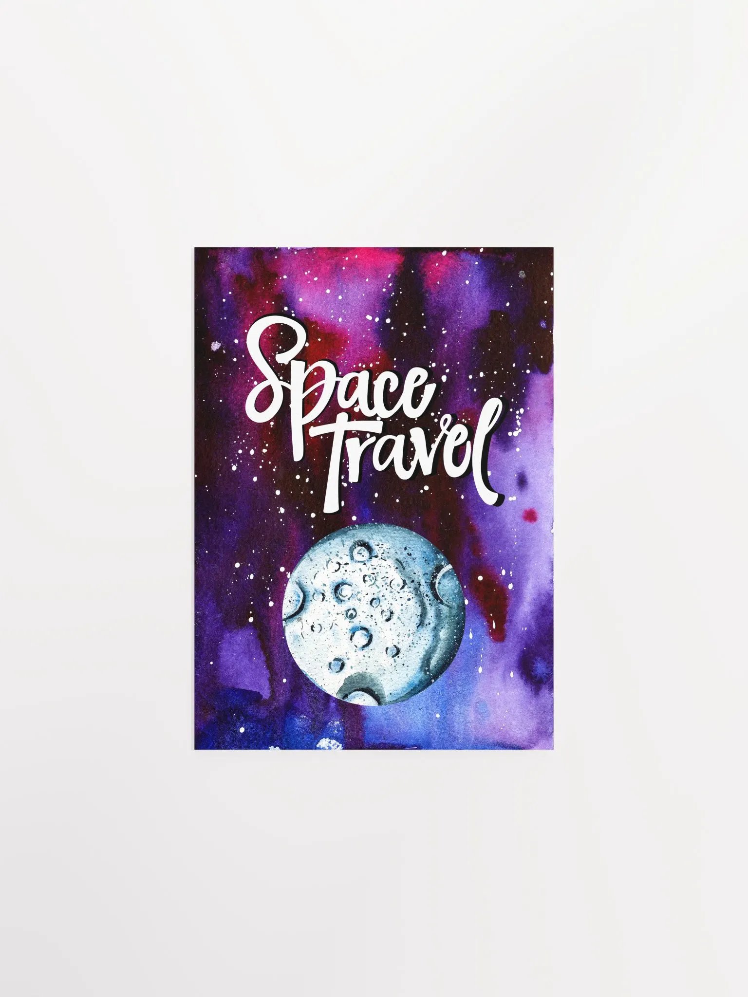 Space travel [neon/synthwave/vaporwave/watercolor] — aesthetic watercolor poster, neon space poster, retrowave poster, motivation quotes product image (6)