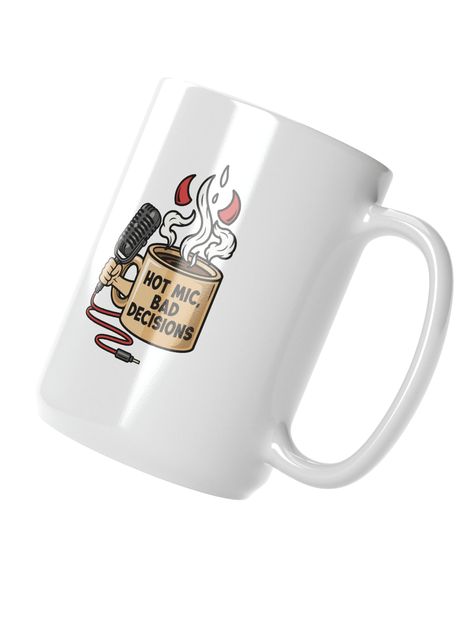 Hot Mic, Bad Decisions Mug product image (3)