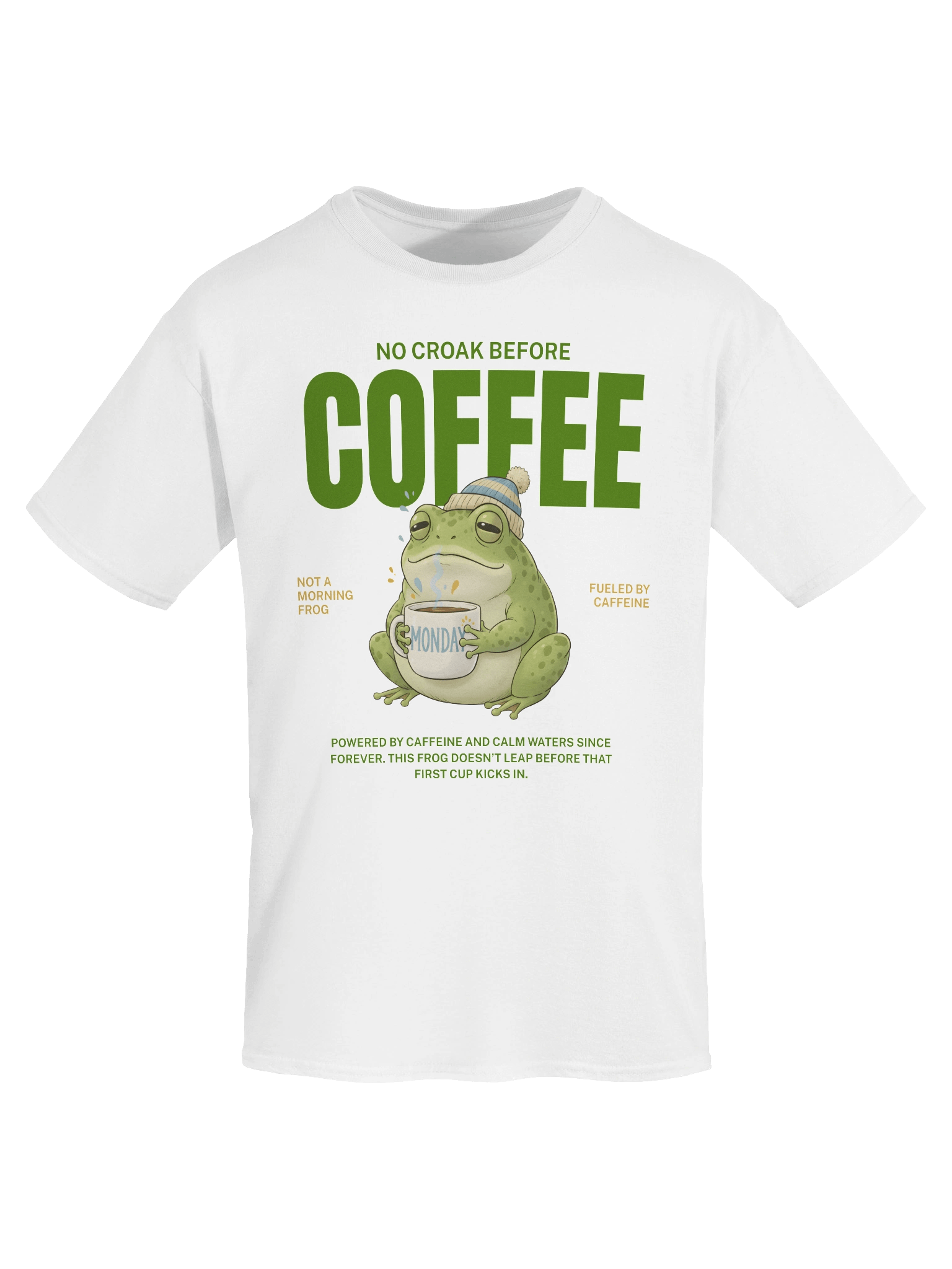 No Croak Before Coffee unisex T-Shirt product image (2)