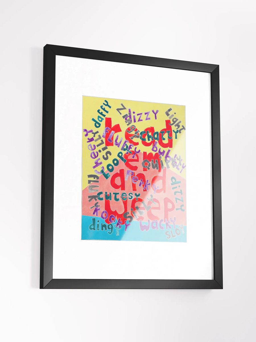 read em and weep print framed product image (3)