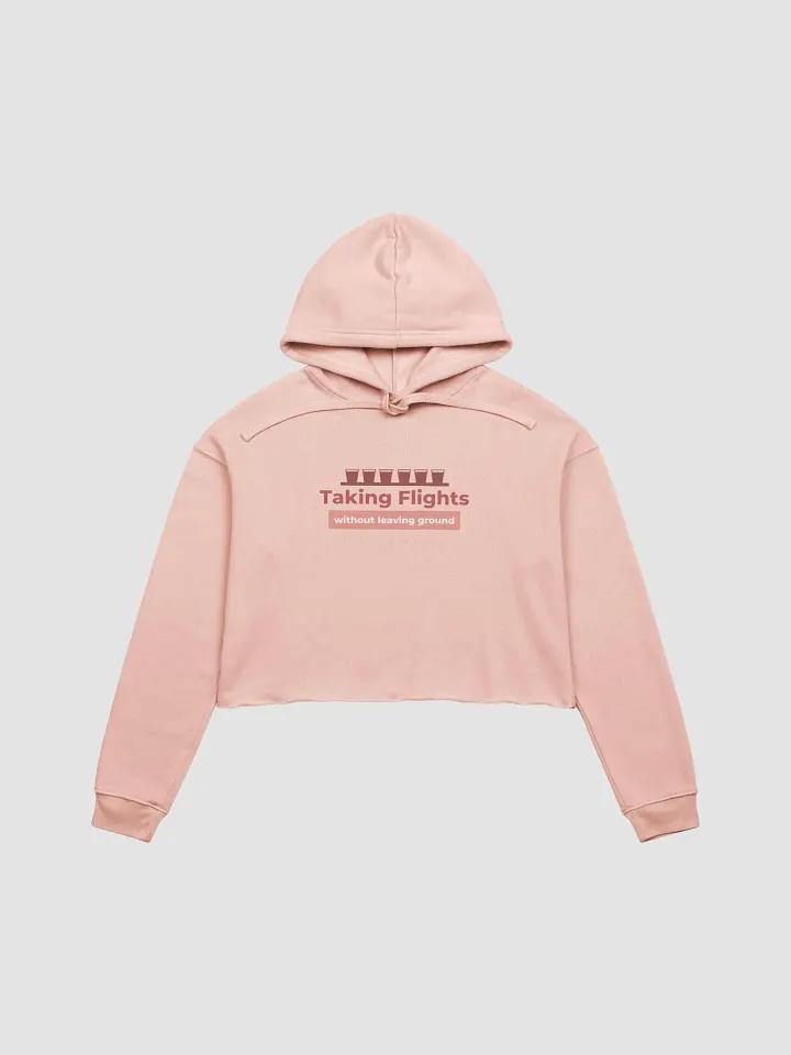 Drinking Around the World Disney: Taking Flights Without Leaving Ground Pink Crop Hoodie product image (1)