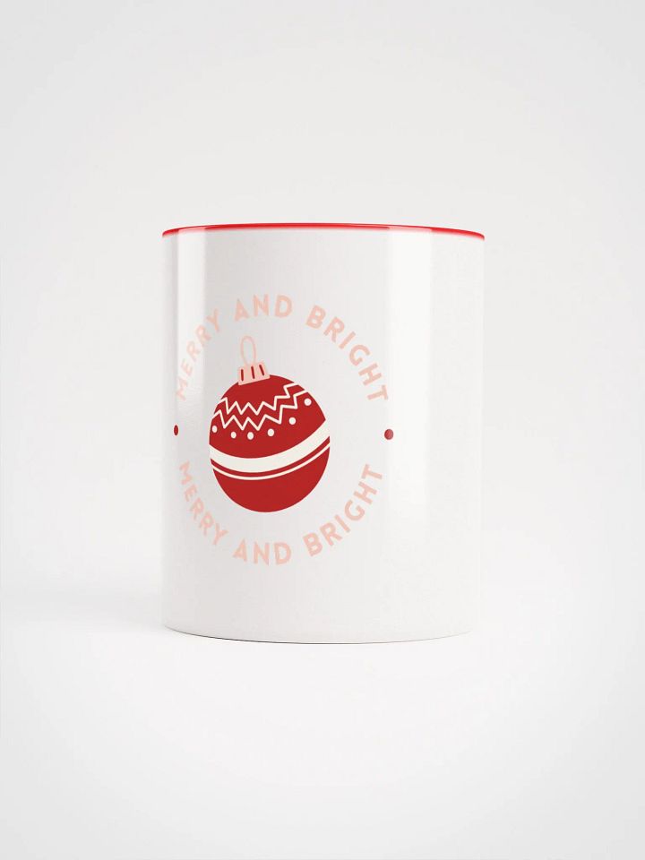 Merry and Bright Christmas Ornament Ceramic Mug product image (56)