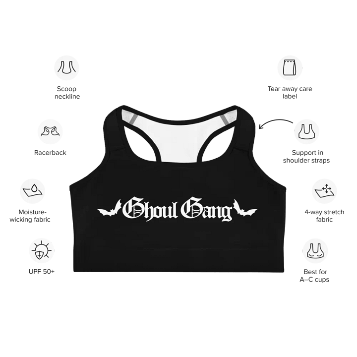 Ghoul Gang Sports Bra / Swim Top product image (2)