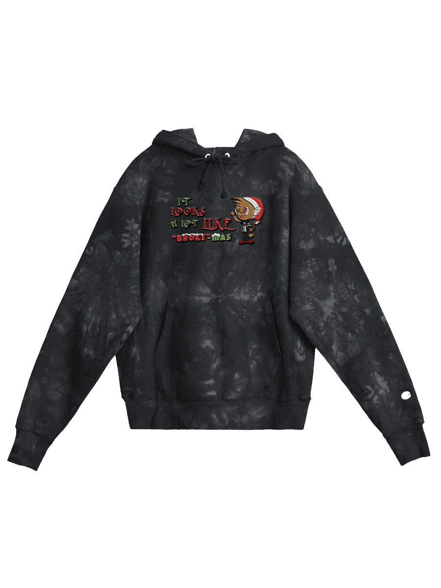 Tie-dye Broke-mas Hoodie product image (1)