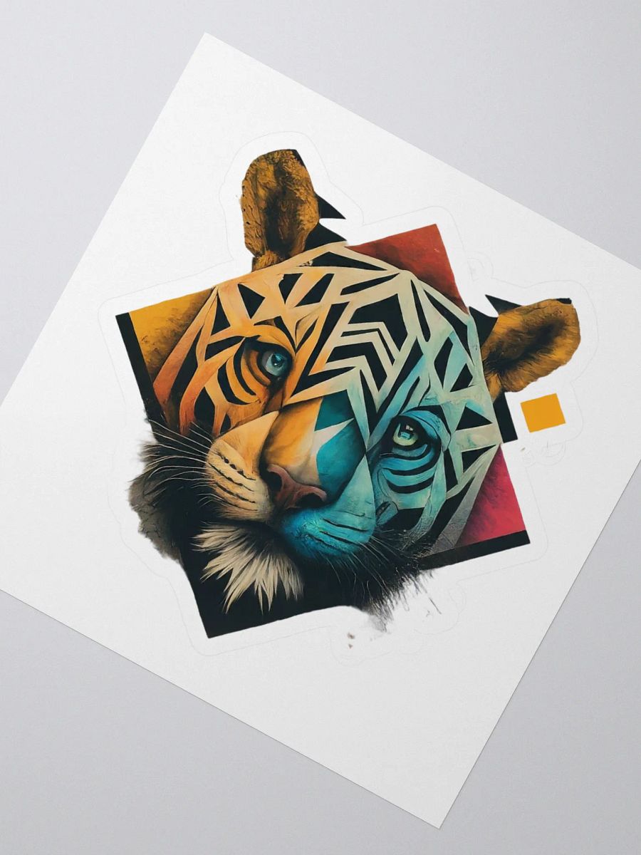 Tiger Prism Kiss Cut Stickers product image (2)