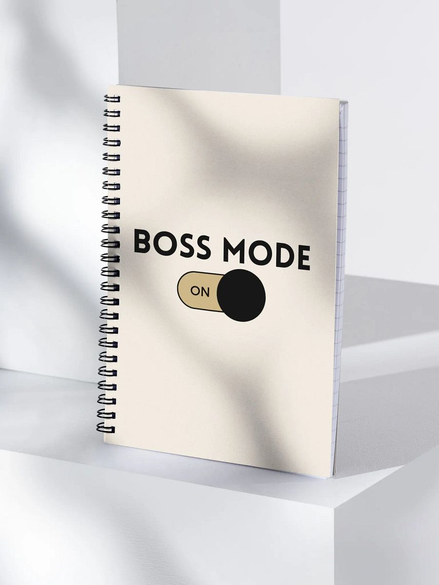 Boss Mode Spiral Notebook - Nude product image (3)