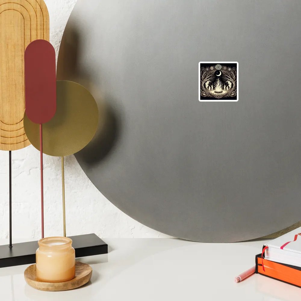 Crescent Flames, Die Cut, Slimline, Fade Proof Magnets product image (9)