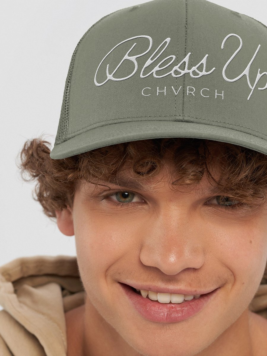 Bless Up Trucker Hat product image (8)