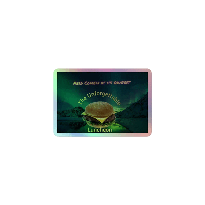 Unforgettable Luncheon Holographic Sticker product image (1)