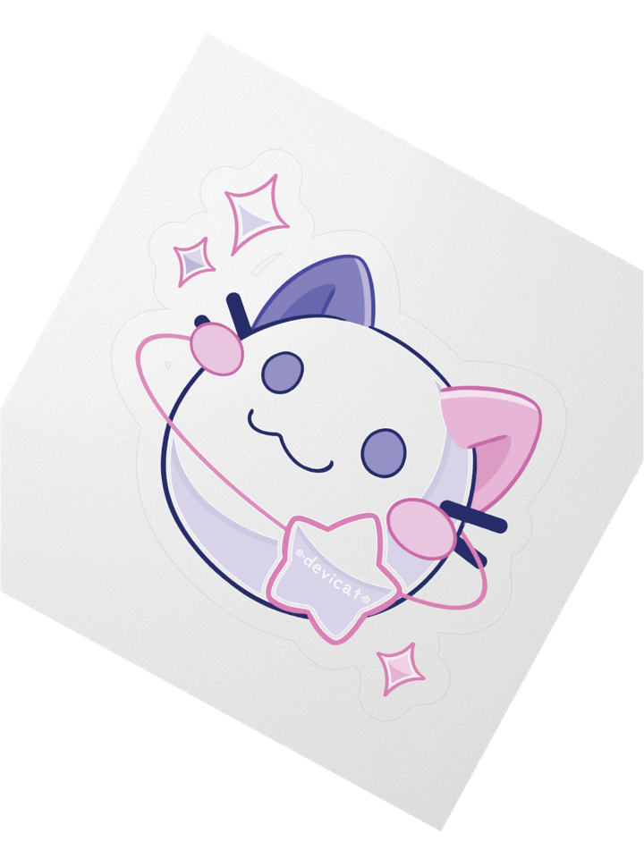 Sticker • CandiCat Space Planet • 2024 product image (6)
