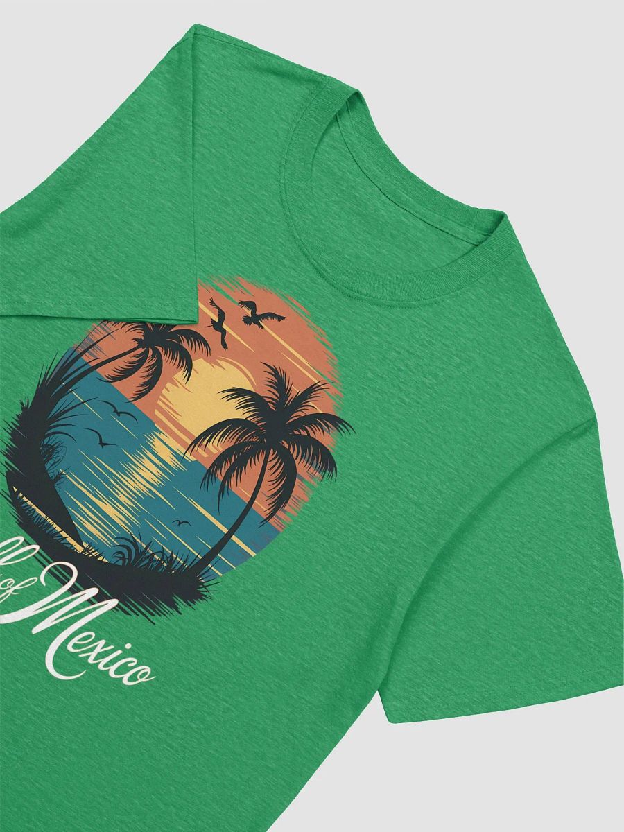 Vintage Gulf of Mexico Sunset T-Shirt – Tropical Beach Palm Tree Graphic product image (11)
