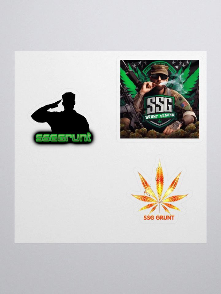 SSG Grunt Salute & Logo Stickers product image (1)