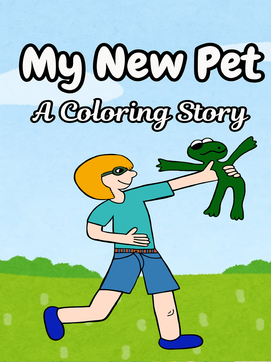 My New Pet-A Cute Rhyming Coloring Story for Boys product image (1)