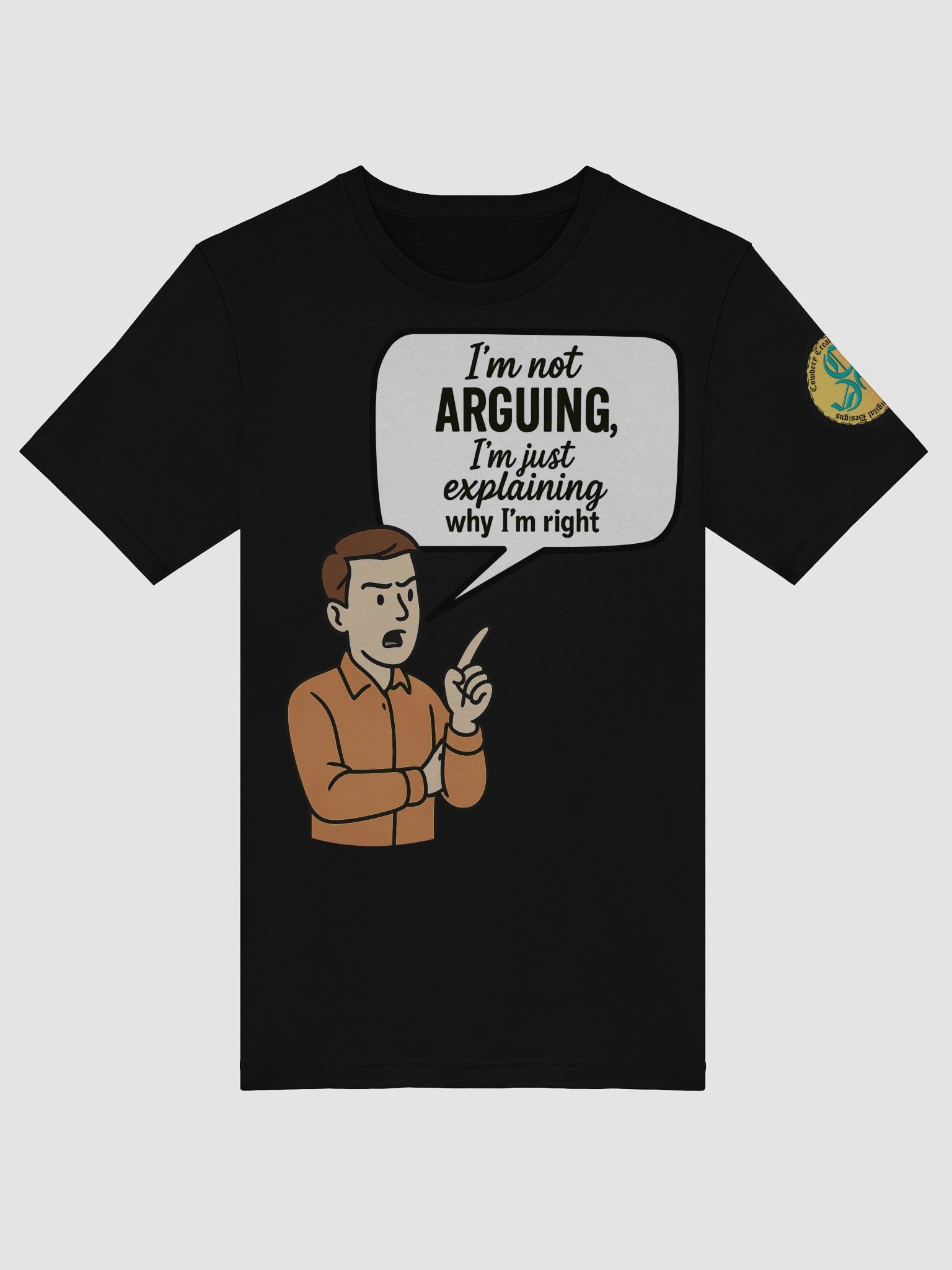 I'm not Arguing (Male) Bella+Canvas Supersoft T-Shirt Colors (1) product image (45)