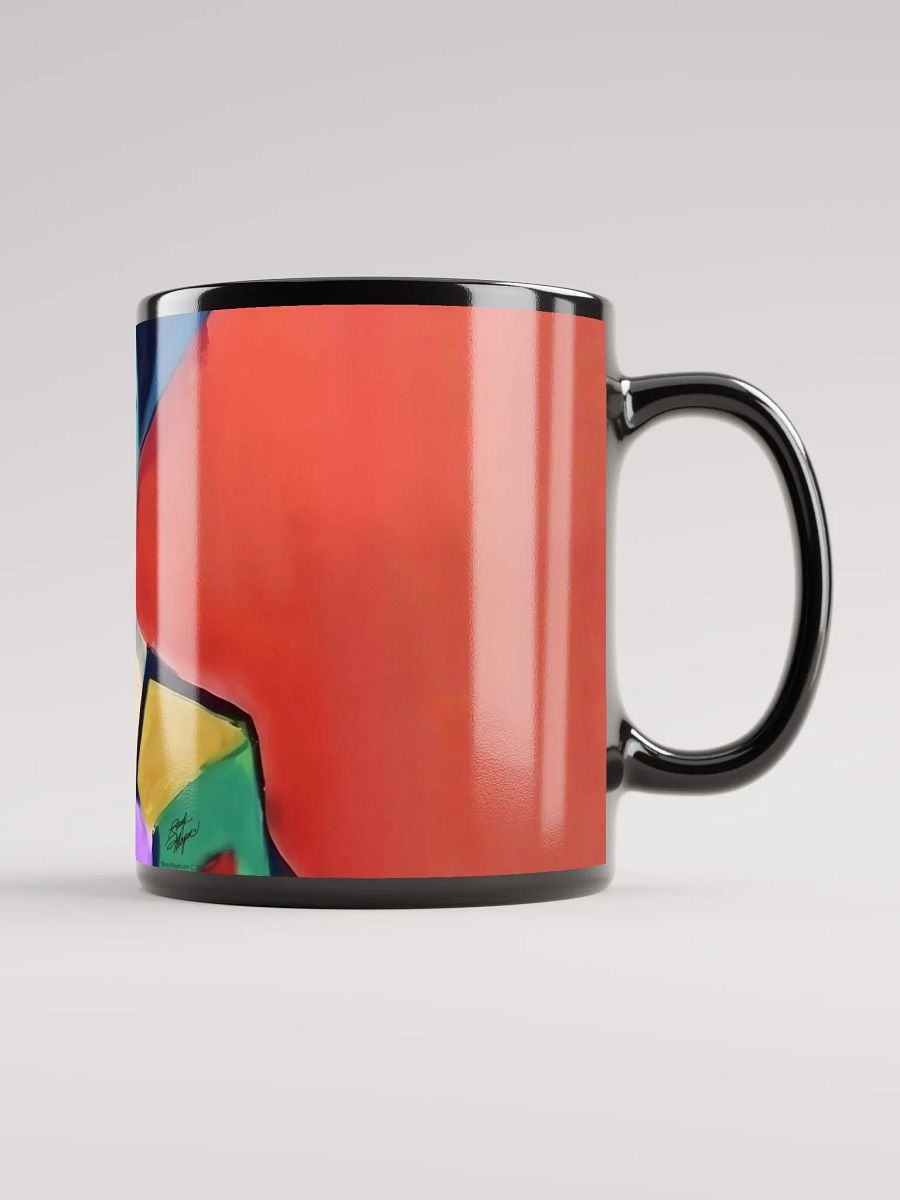 Donna with Hat Black Glossy Mug product image (6)