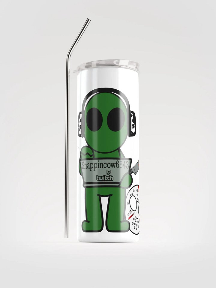 Streamer Logo Tumbler (White) product image (1)