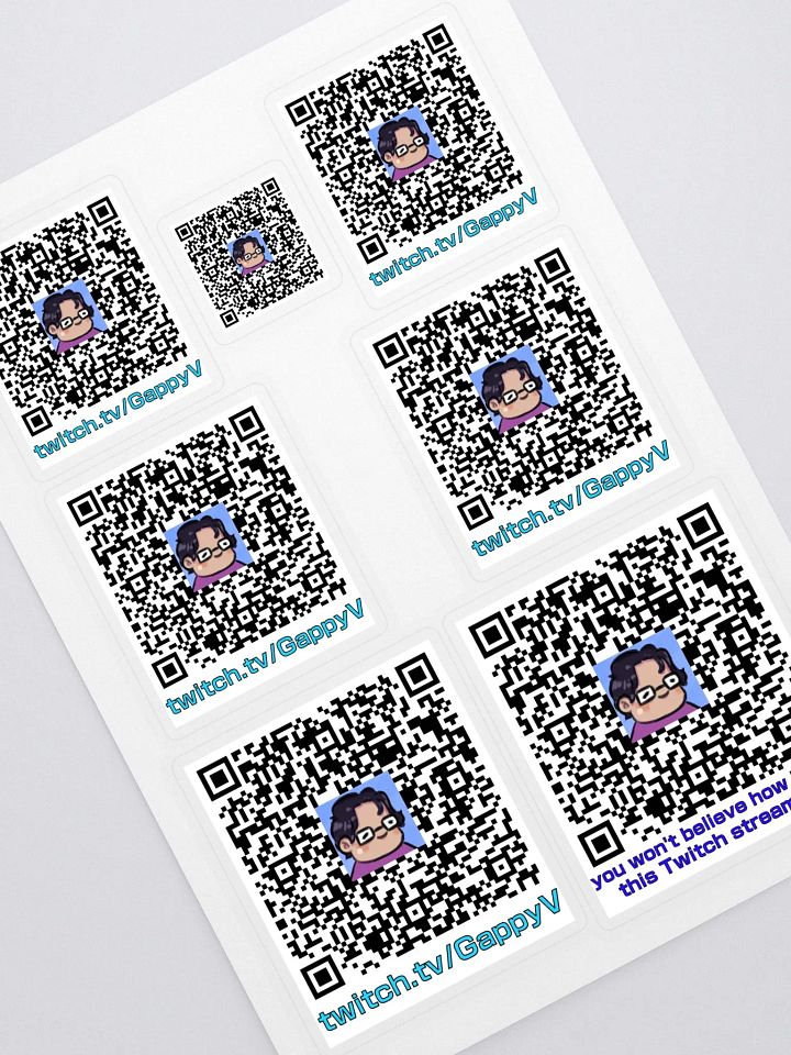 GappyV QR Stickers product image (2)