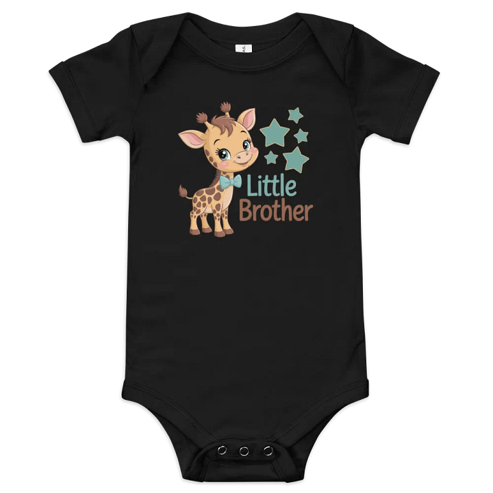 Little Brother Giraffe Onesie product image (1)