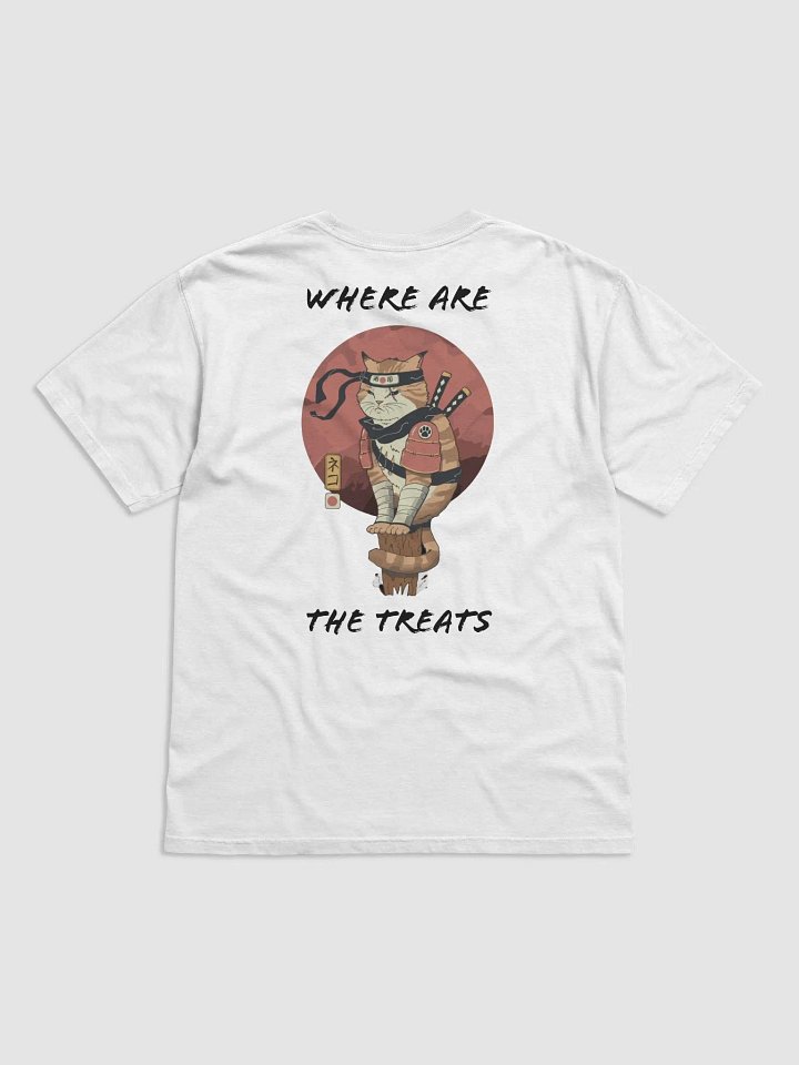 'where are the treats cat t-shirt product image (1)