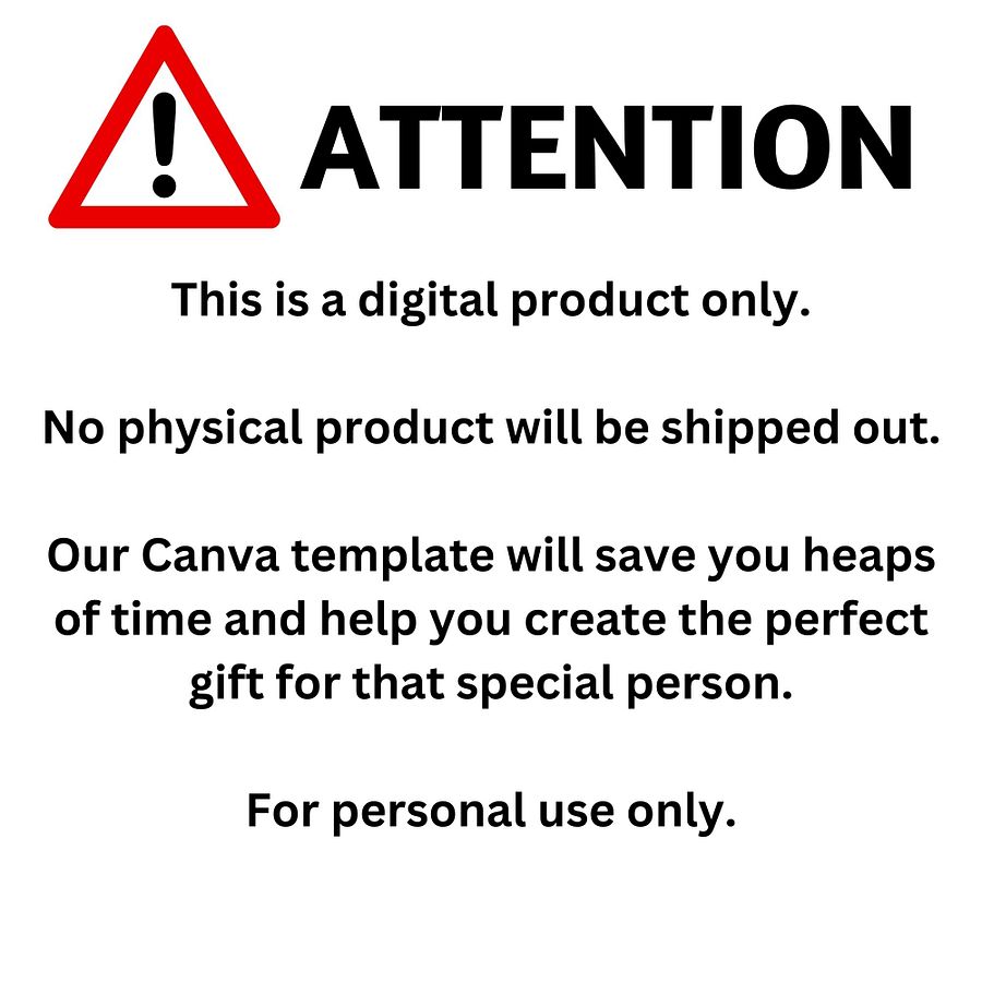 Personalised Music Player Plaque Favourite Song Canva Template product image (8)