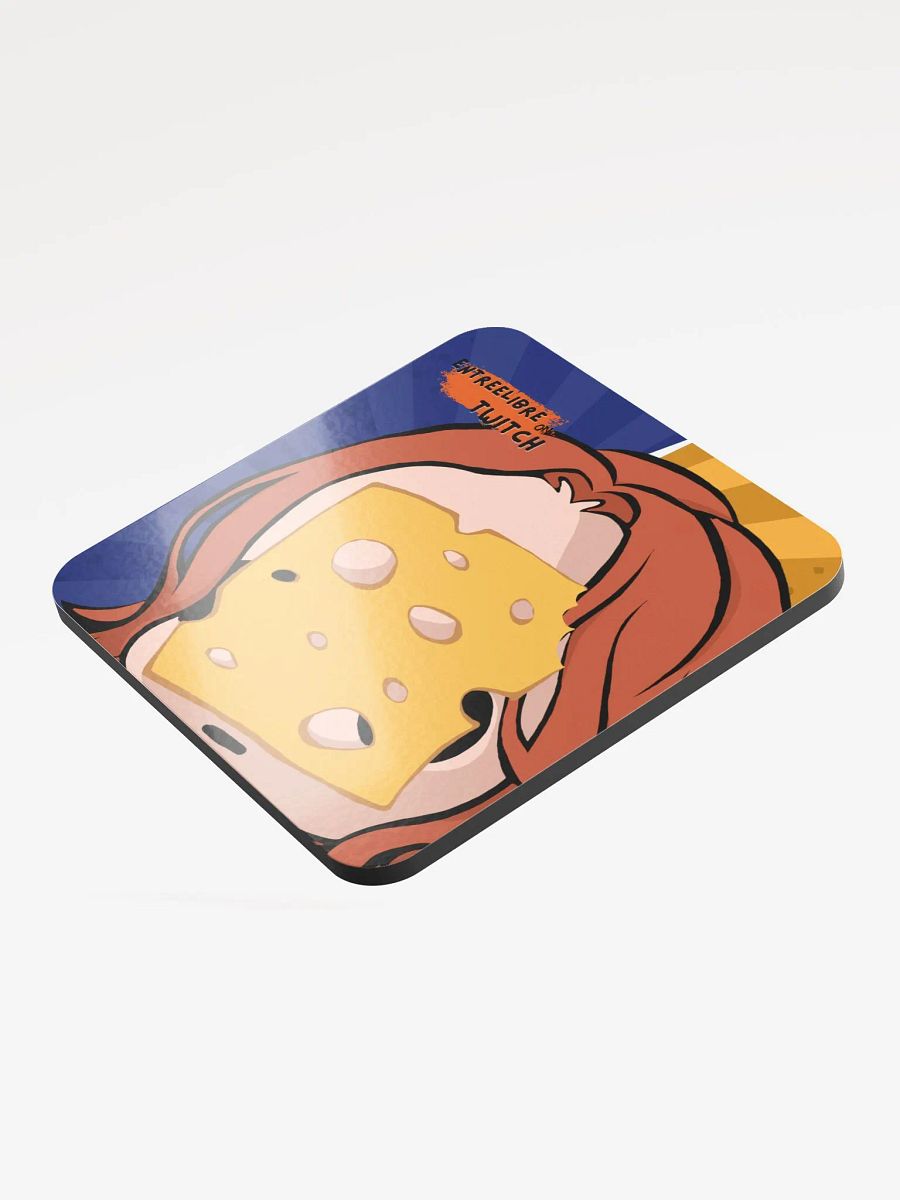 CHEESE TWITCH EMOJI Cork Coaster product image (3)