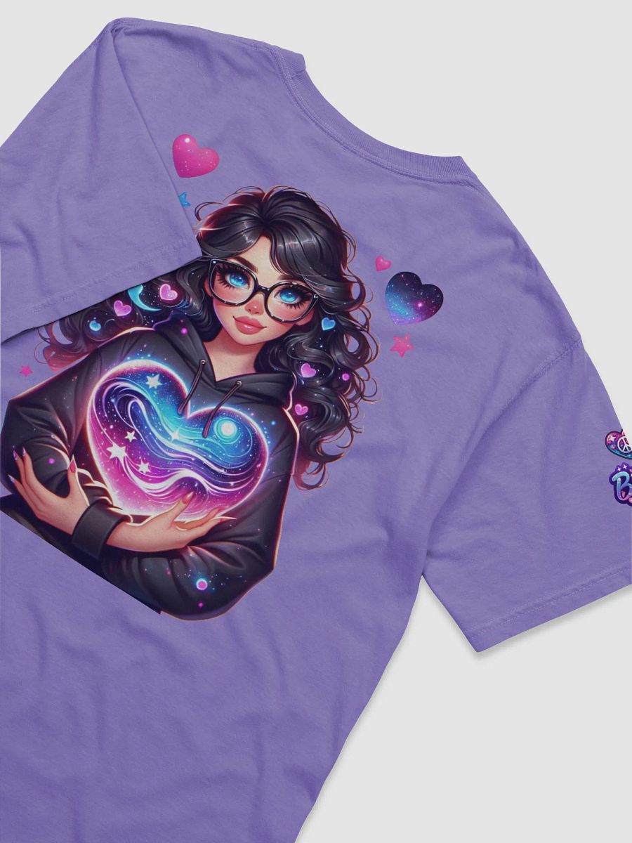 Large Back Image - Tori Holding Galaxy Heart 