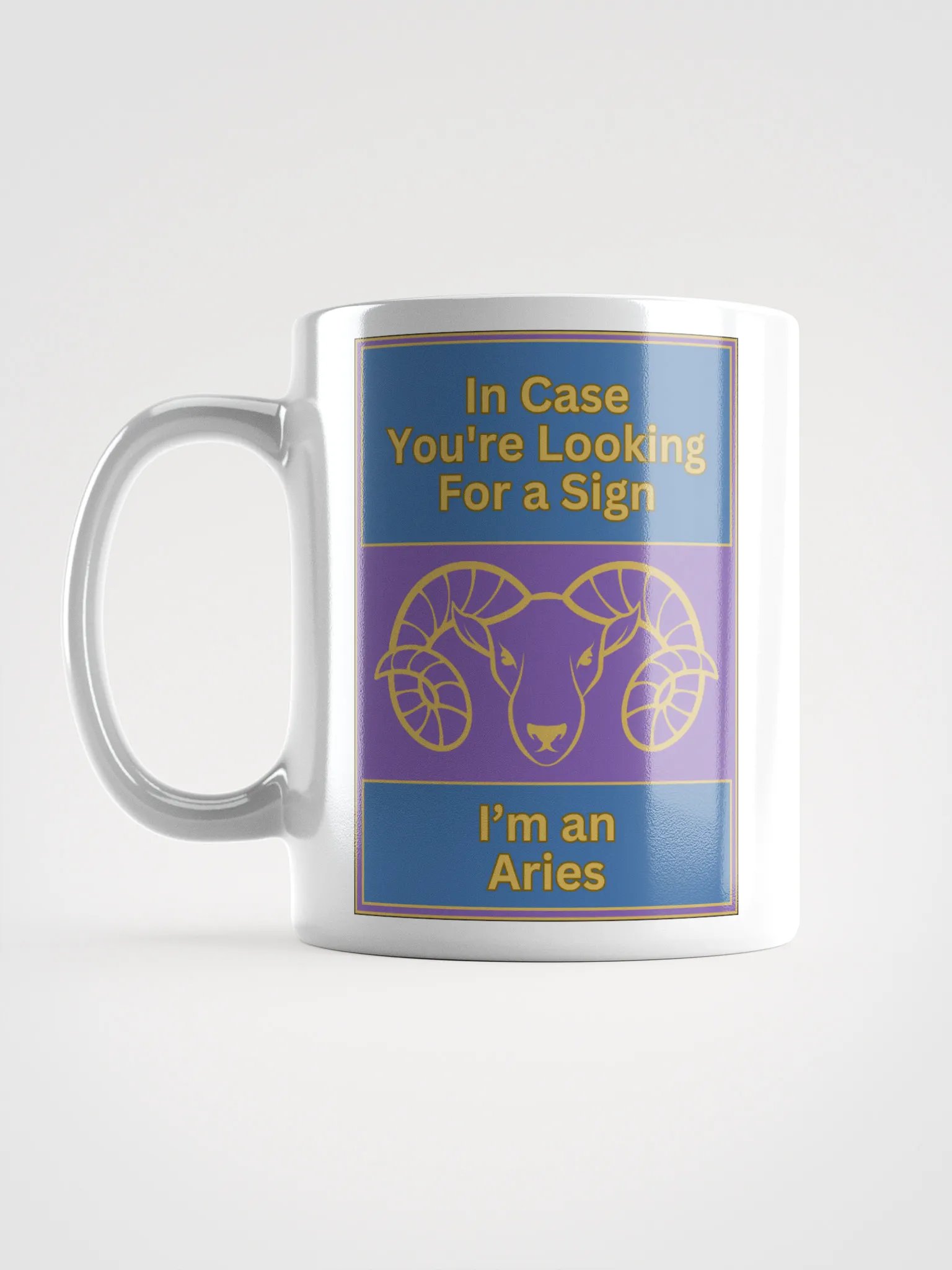 In Case You’re Looking For A Sign Aries Zodiac Sign Mug, Zodiac Sign Vibes Mug, Aries Mug, Astrological Mug product image (6)