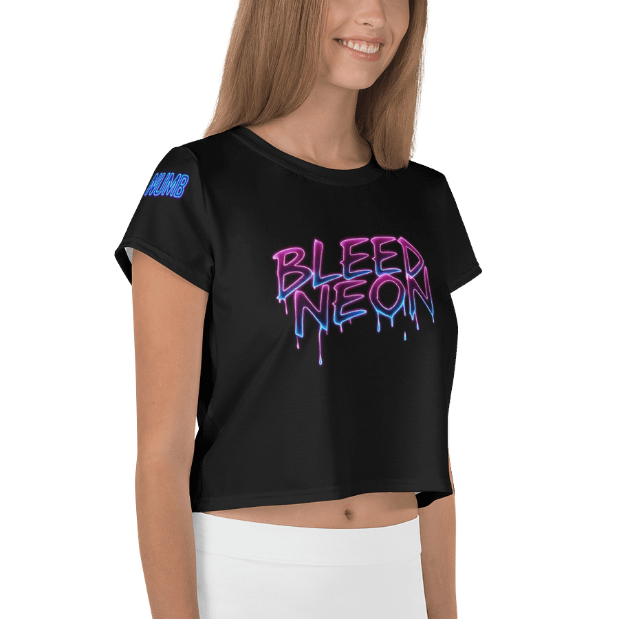 Bleed Neon Crop Graphic Tee product image (4)