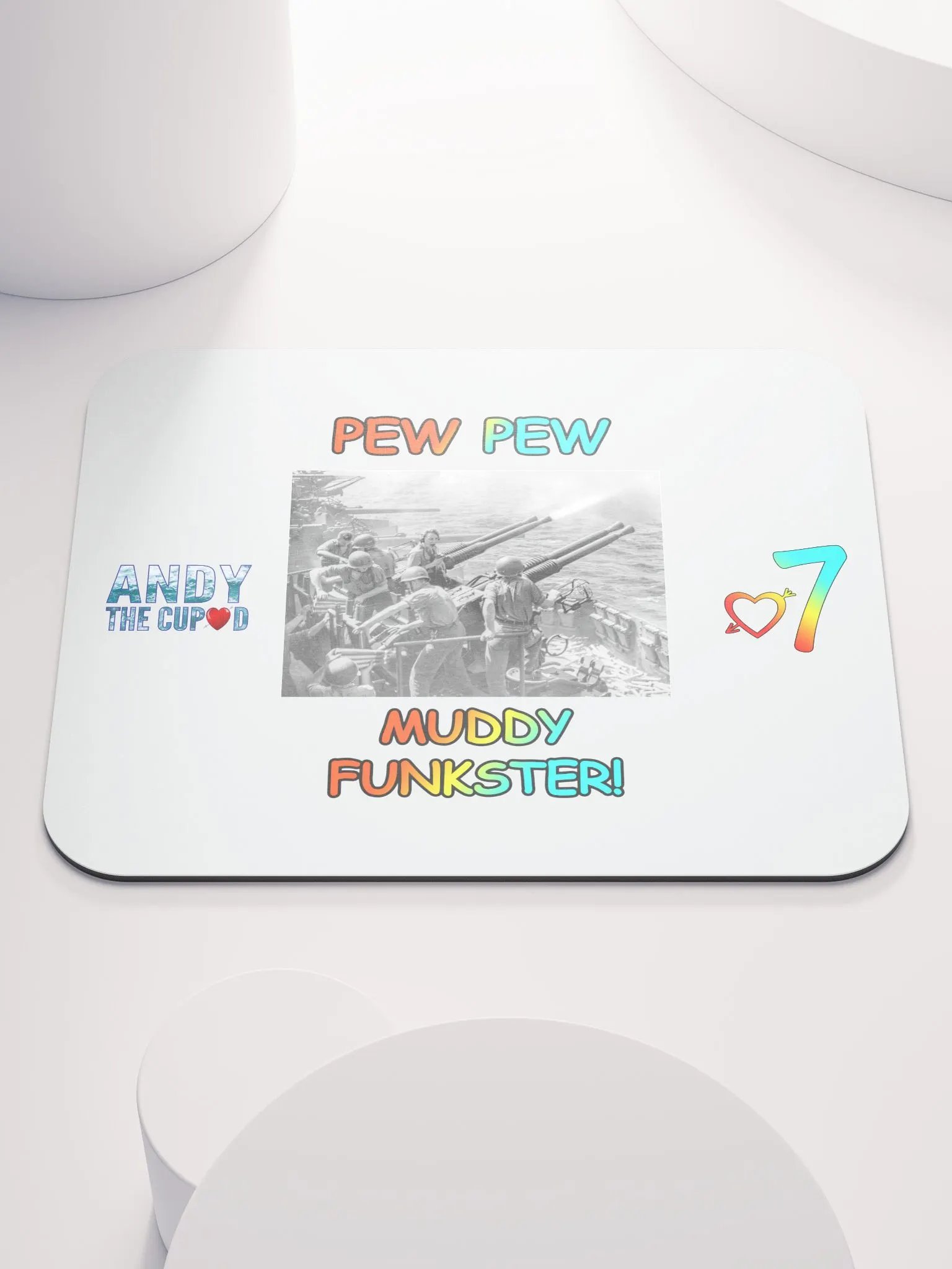 Pew Pew mouse mat product image (1)