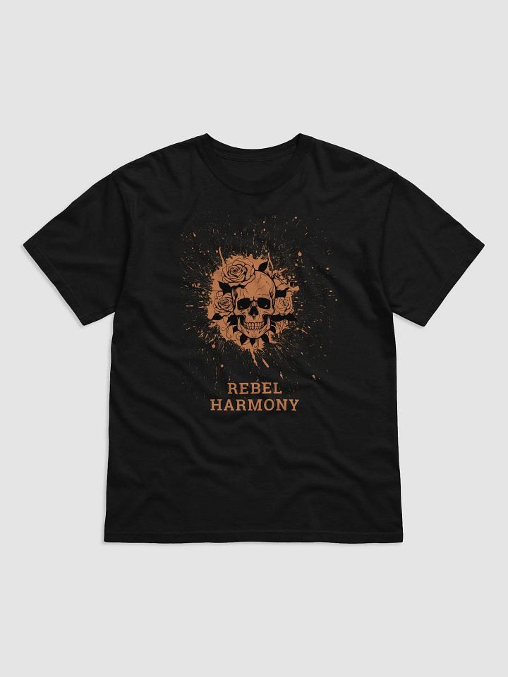 Rebel Harmony Skull and Roses T-Shirt product image (2)