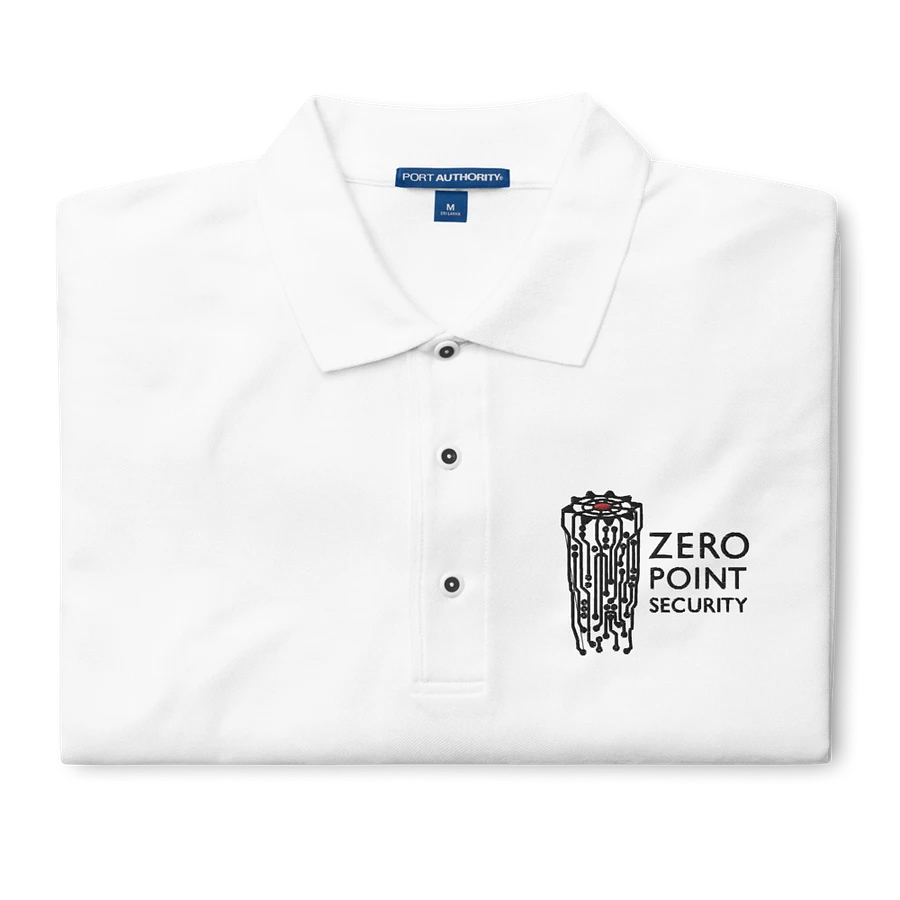 Zero-Point Polo Shirt (White) product image (8)