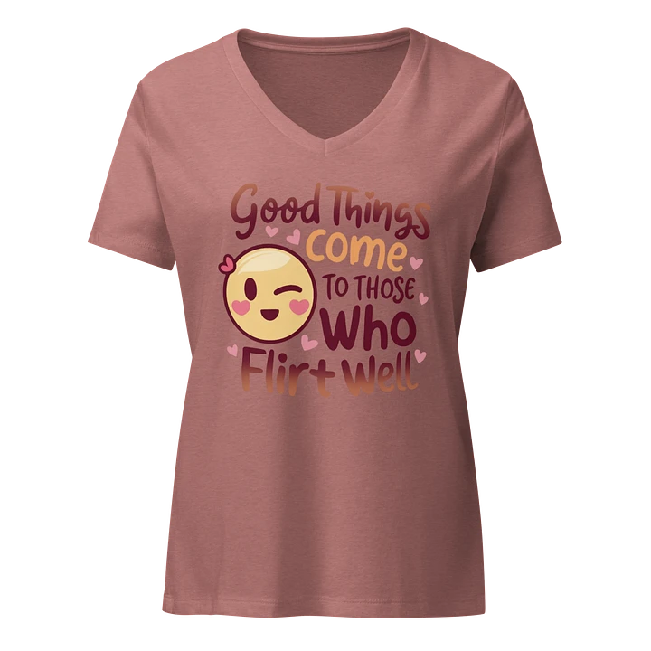 Good Things Flirt V neck shirt product image (2)