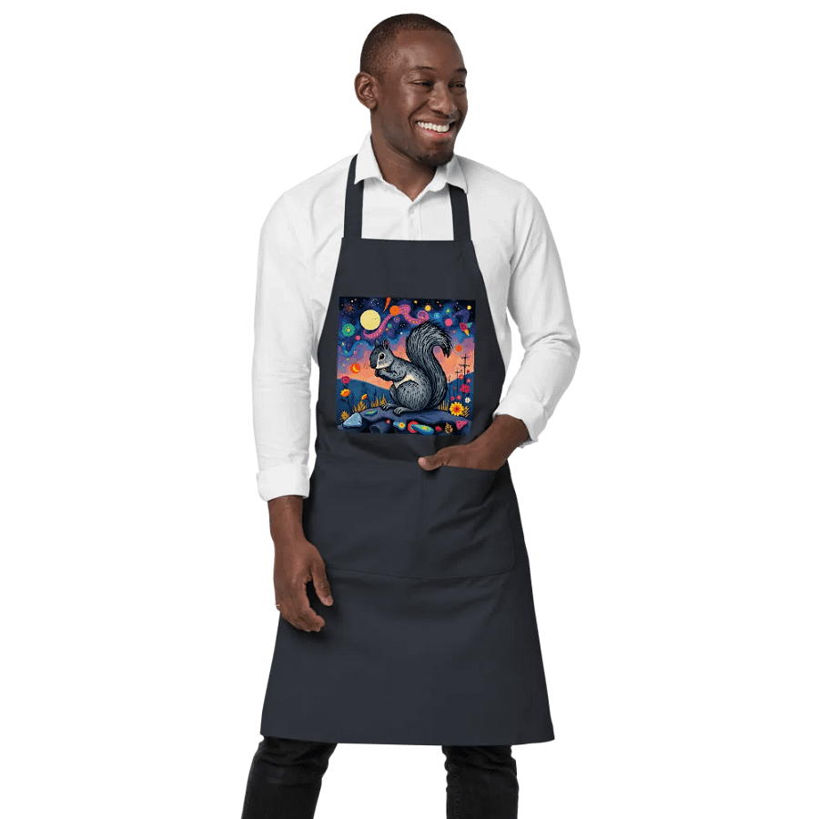 Cosmic Whimsy Squirrel Apron product image (1)