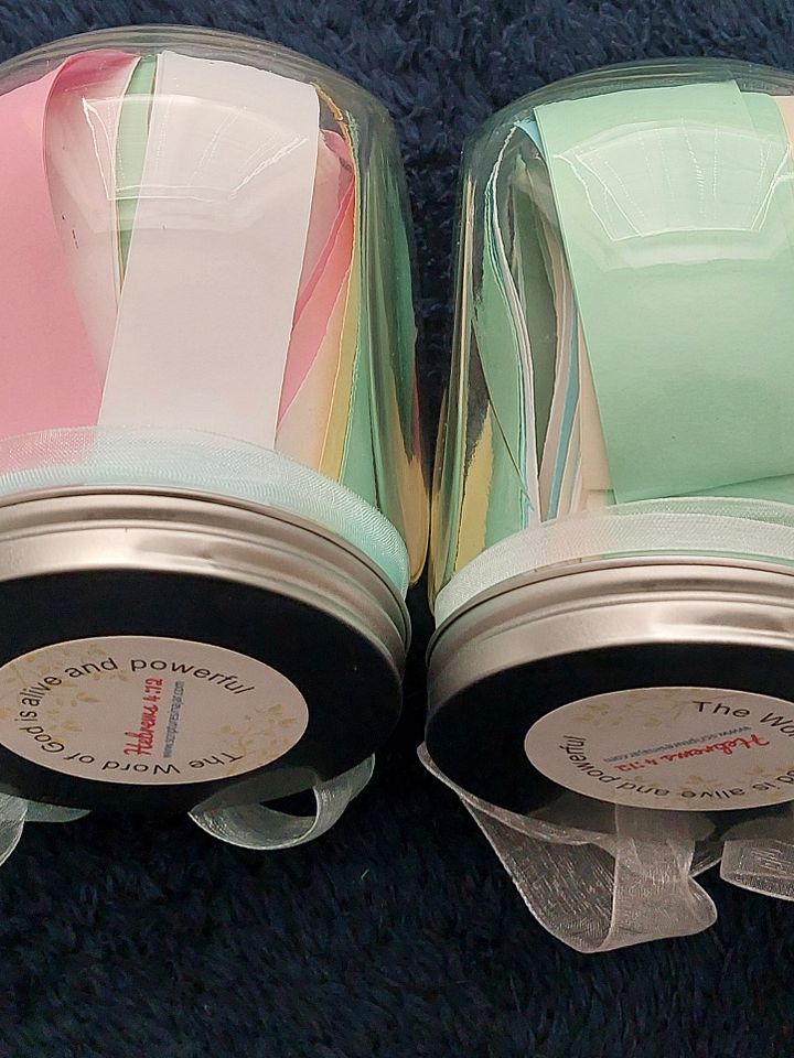 Scriptures in a Jar - Mother's Day/Father's Day Gift for Churches (10 jars) product image (2)
