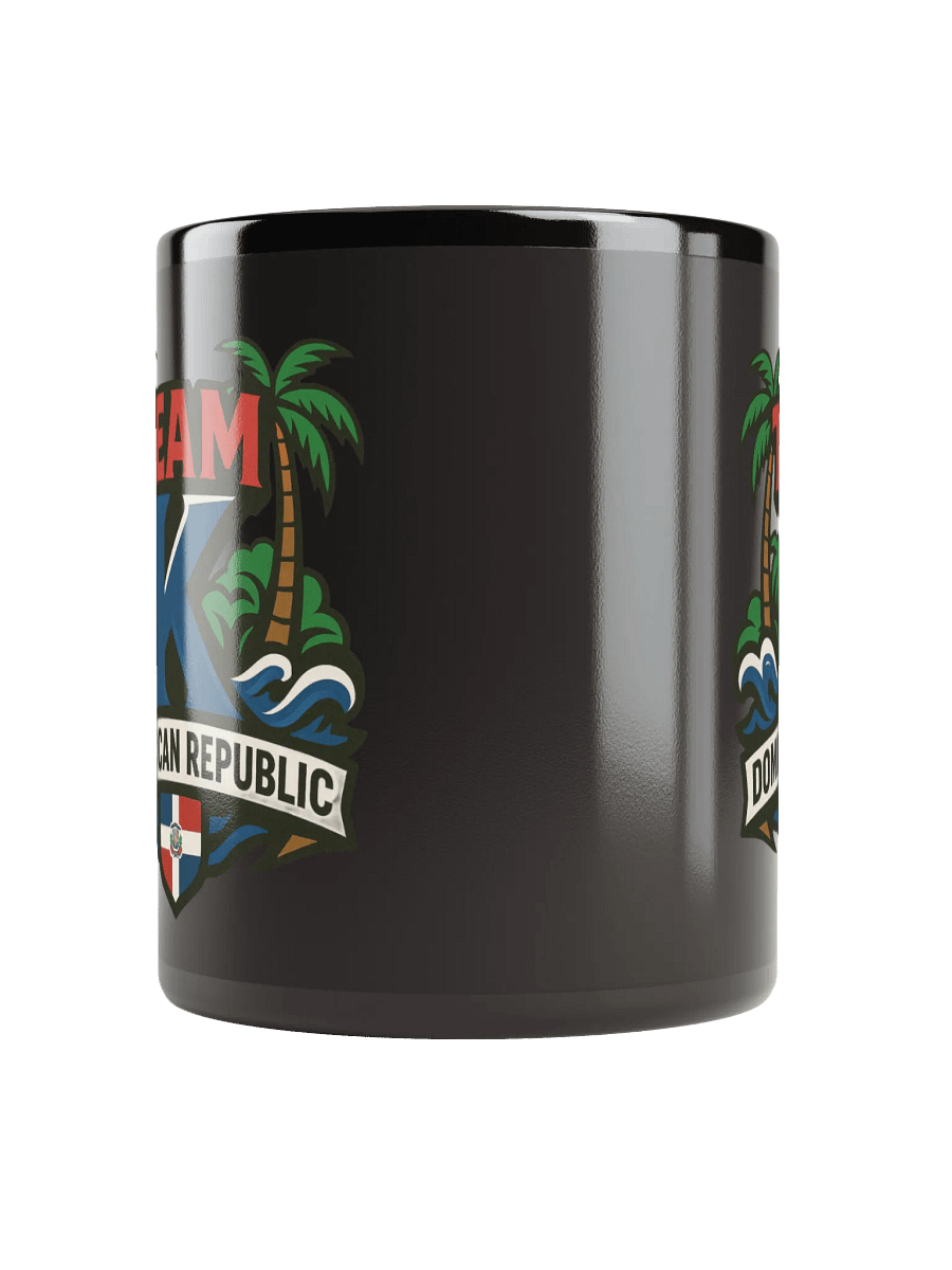 TEAM K Dominican Republic Black Mug product image (5)