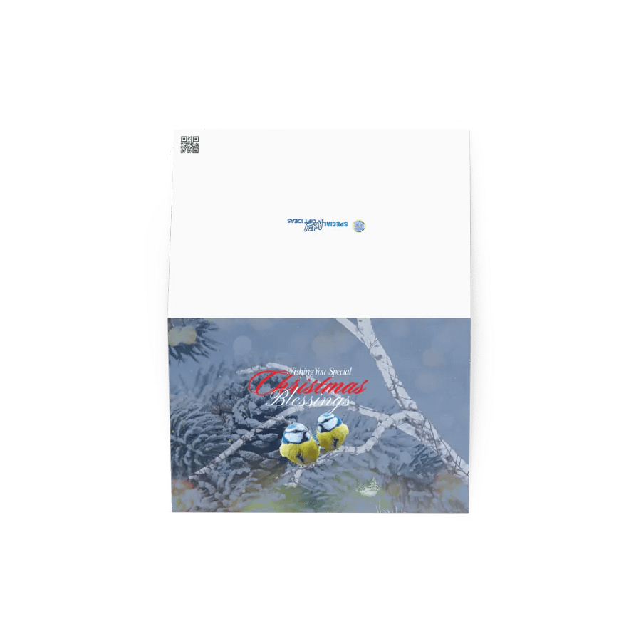 Snowy Christmas Blessings Greeting Card couples friends gents ladies product image (8)