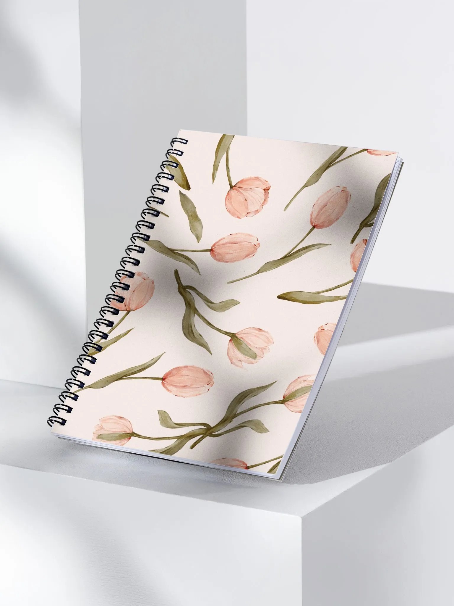 Journal with pink tulips cover product image (3)