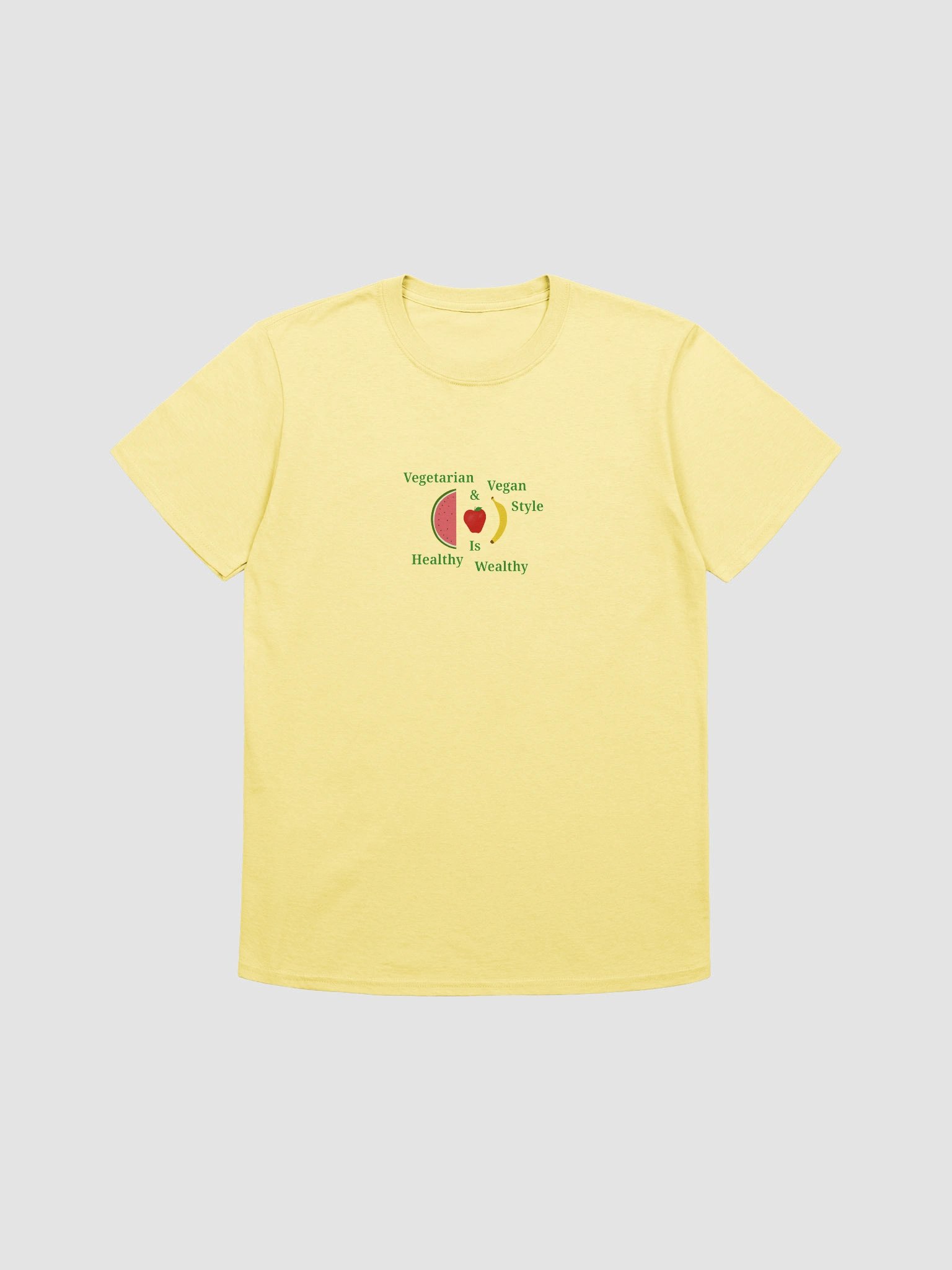Healthy & Wealthy Vegetarian T-Shirt product image (1)