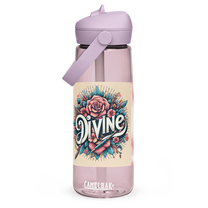 Divine Floral Elegance Water Bottle product image (1)