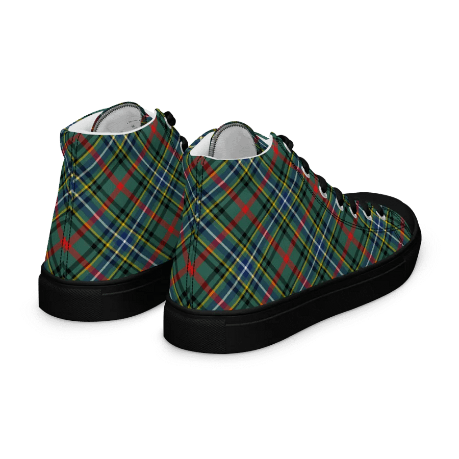 Bisset Tartan Men's High Top Shoes product image (10)