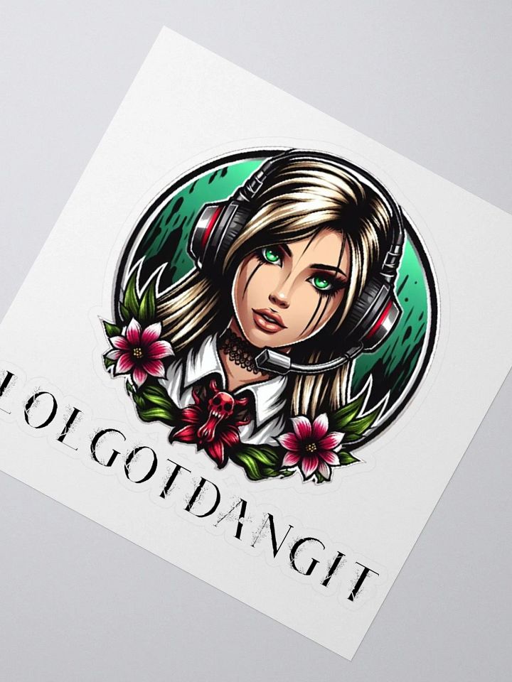 Floral Logo Sticker product image (2)