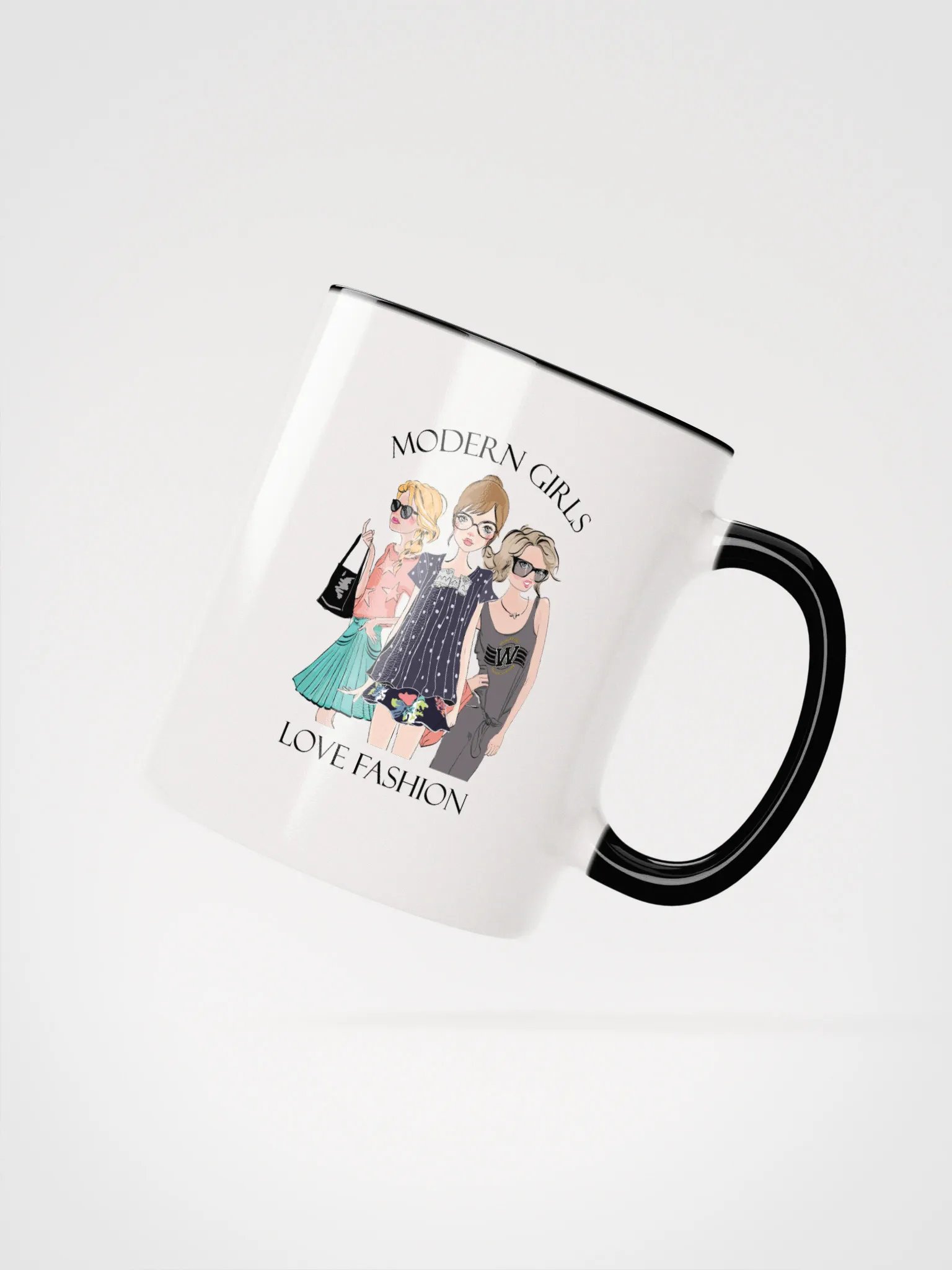 Urban Chic Cartoon Women Ceramic Mug product image (20)