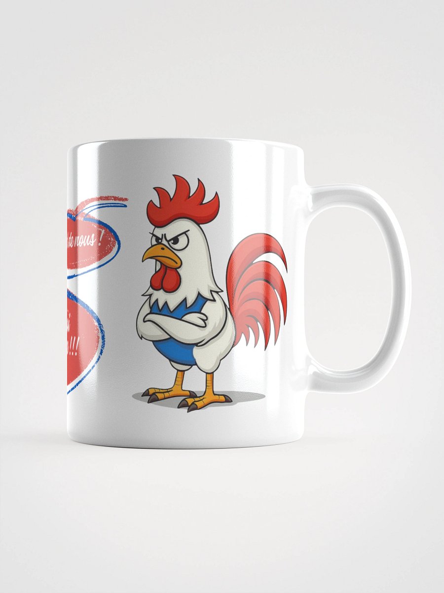 Mug Blanc, Coq Râleur - On se fout de nous et Dis-moi que je rêve - Cadeau Humour Français product image (2)
